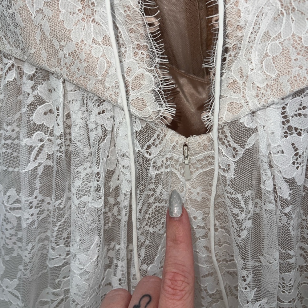 Wtoo by Watters Charlotte Anthropology Wedding Dress - Picture 6 of 13